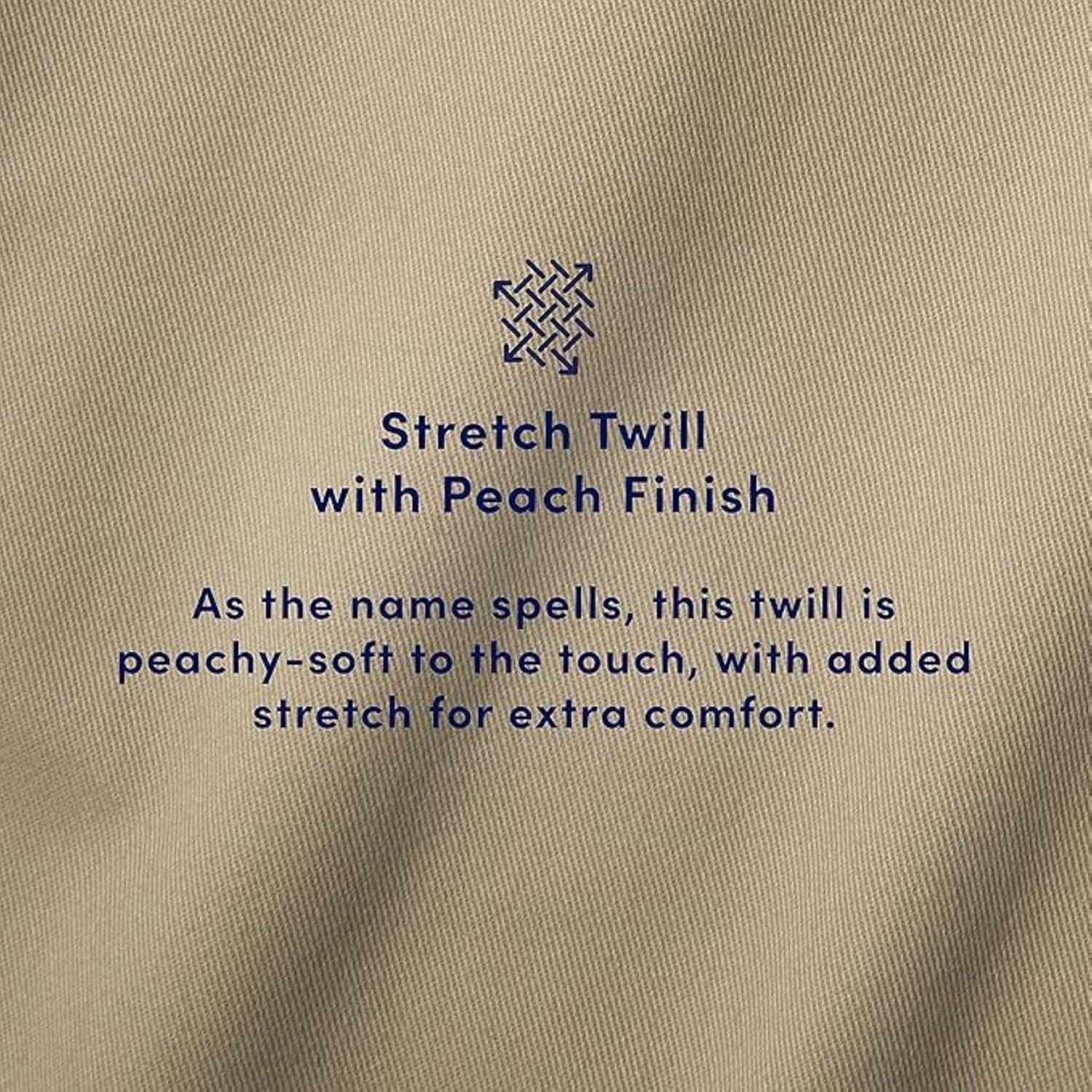 French Toast Women’s Teen and Juniors’ Stretch Twill Bermuda Shorts(Khaki Beige)