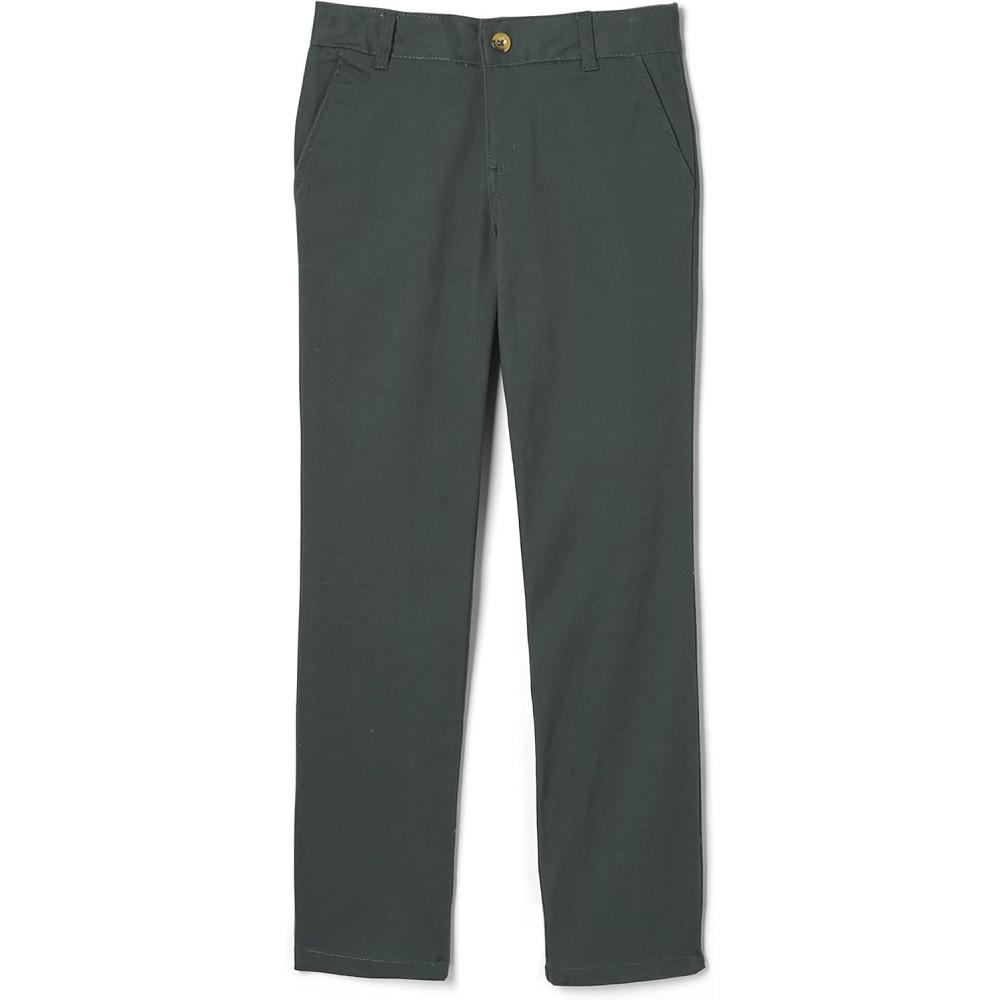 French Toast Girls’ Straight Leg Pant(Hunter Green)