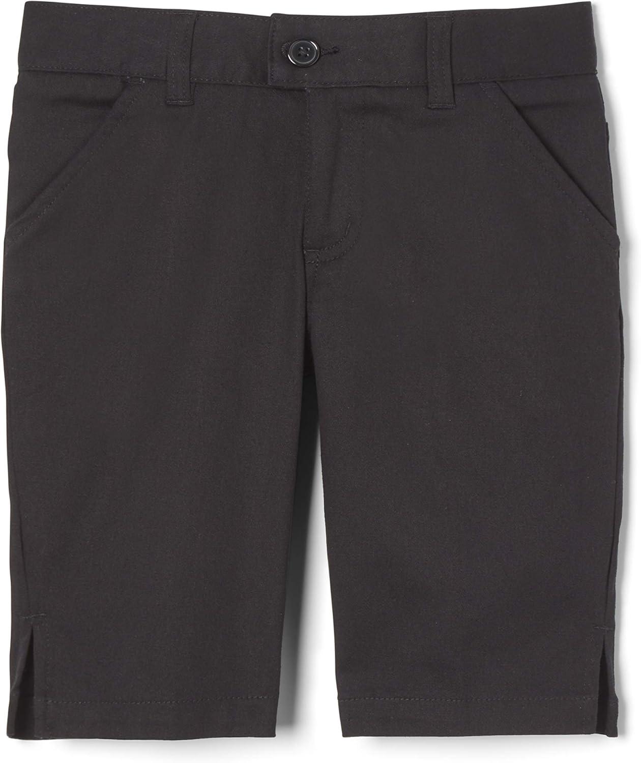 French Toast Girls’ Classic Discontinued Bermuda Short(Black)