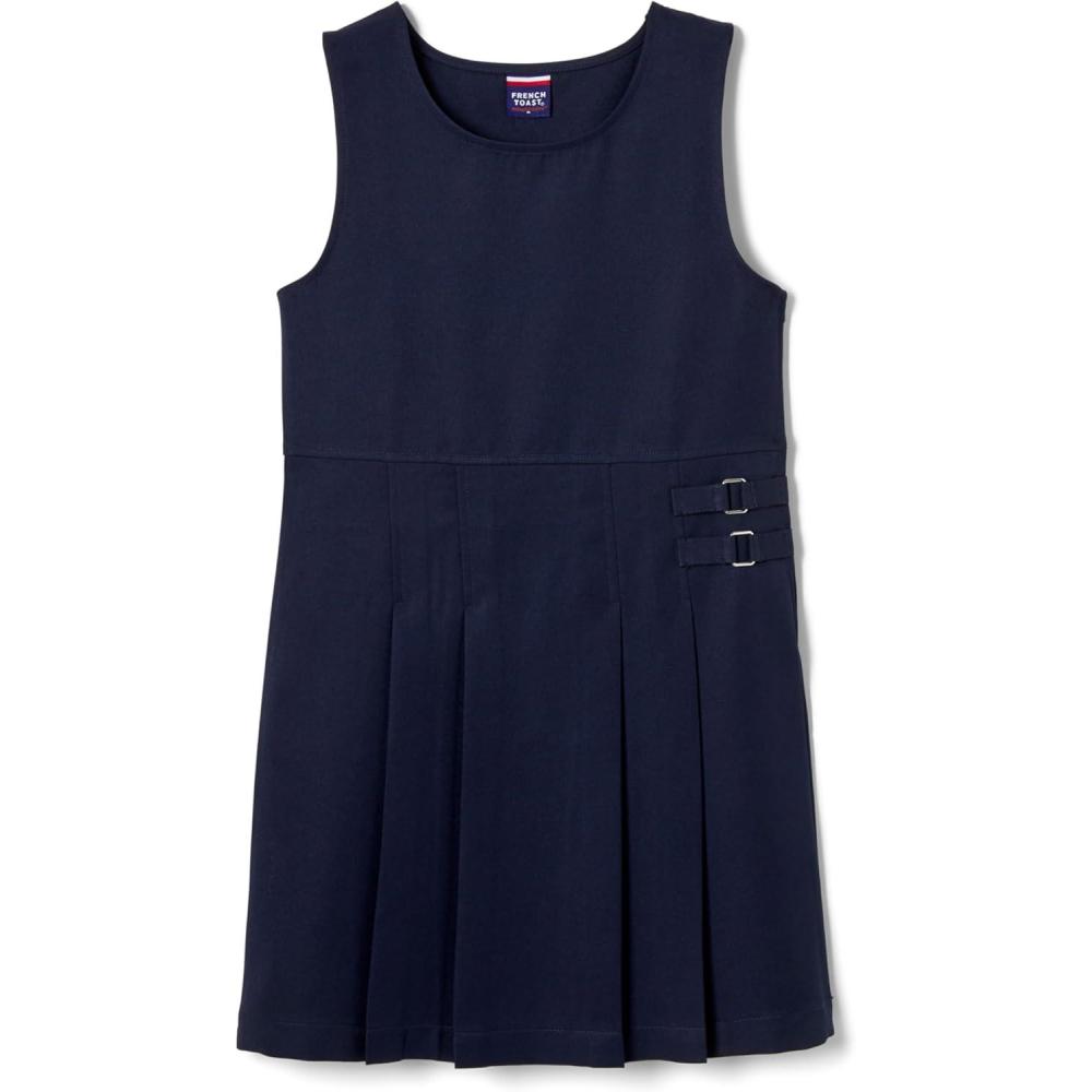 French Toast Girls Double Buckle Jumper(Navy)