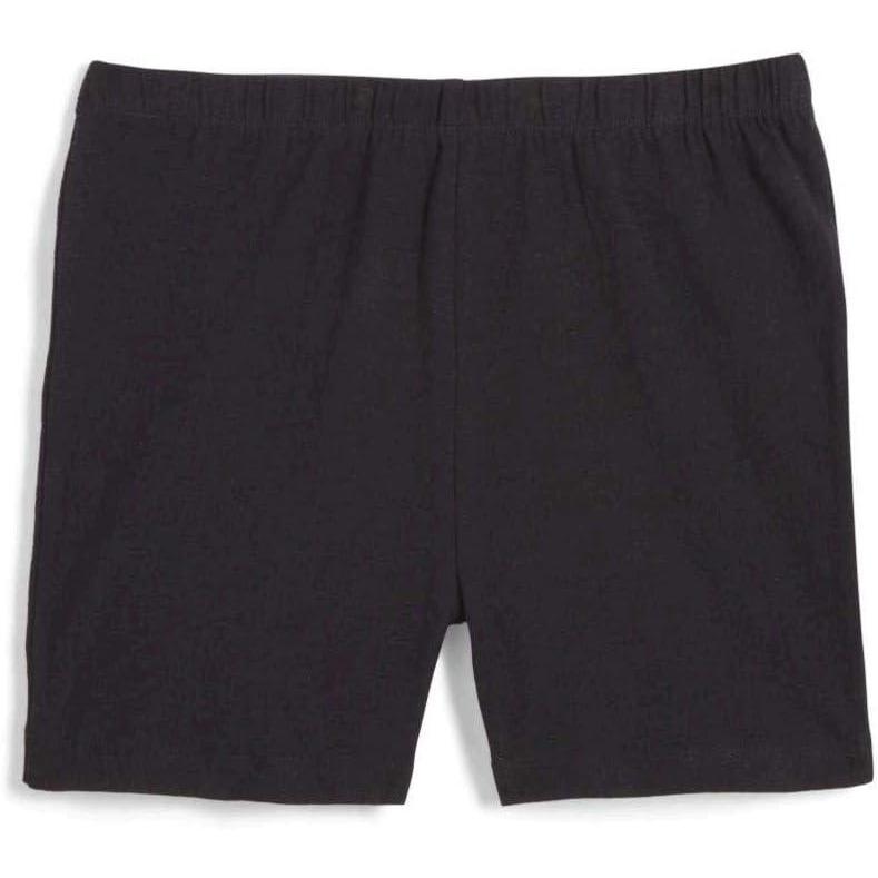 French Toast Girls’ Stretch Kick Short Bike Shorts(Black)