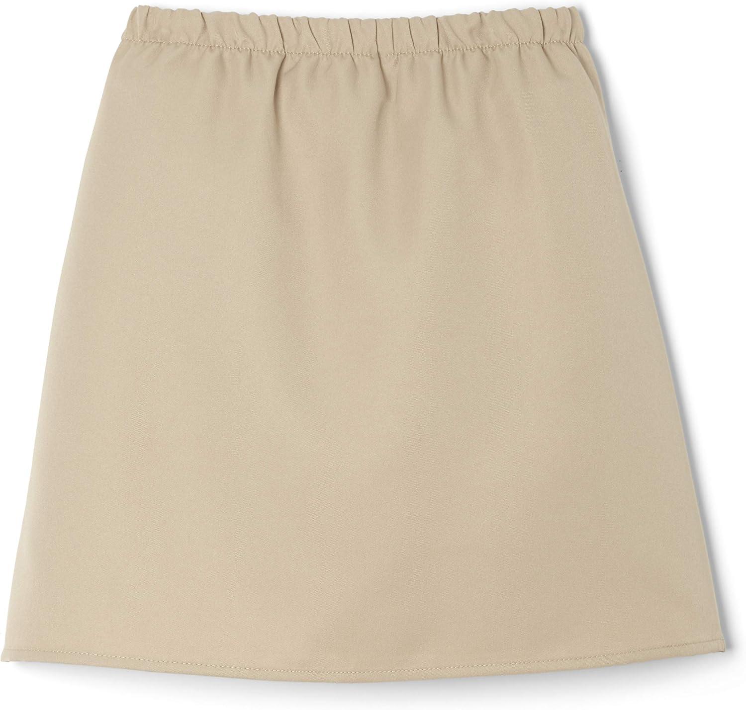 French Toast Girls’ Front Button Pleated Scooter(Khaki)