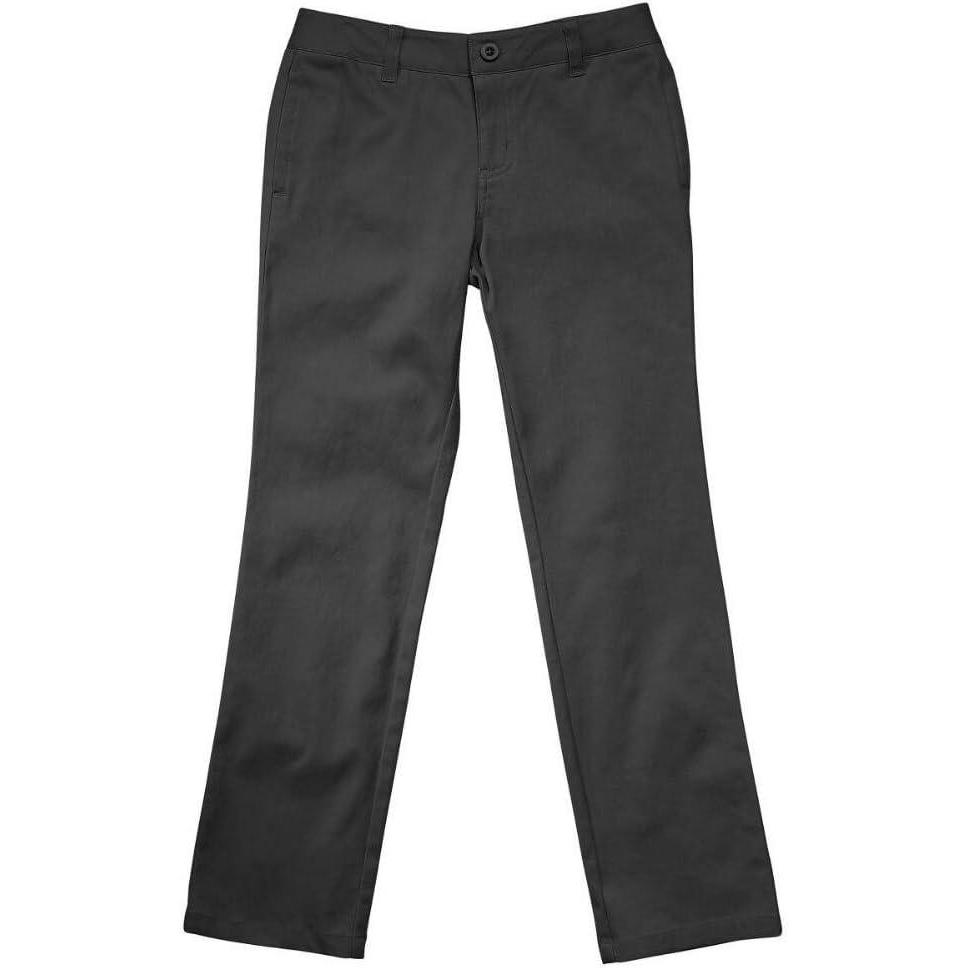 French Toast Girls’ Straight Leg Pant(Heather Gray)
