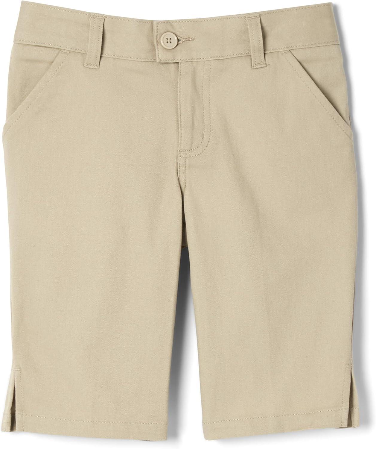French Toast Girls’ Classic Discontinued Bermuda Short(Khaki)