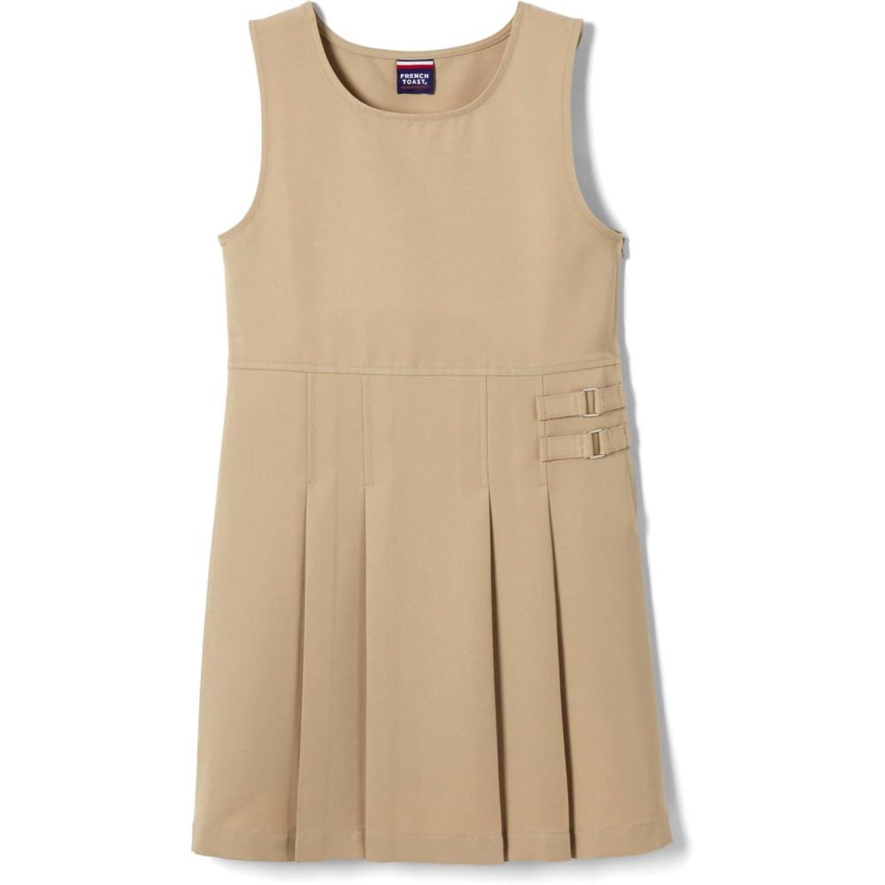 French Toast Girls Double Buckle Jumper(Khaki)