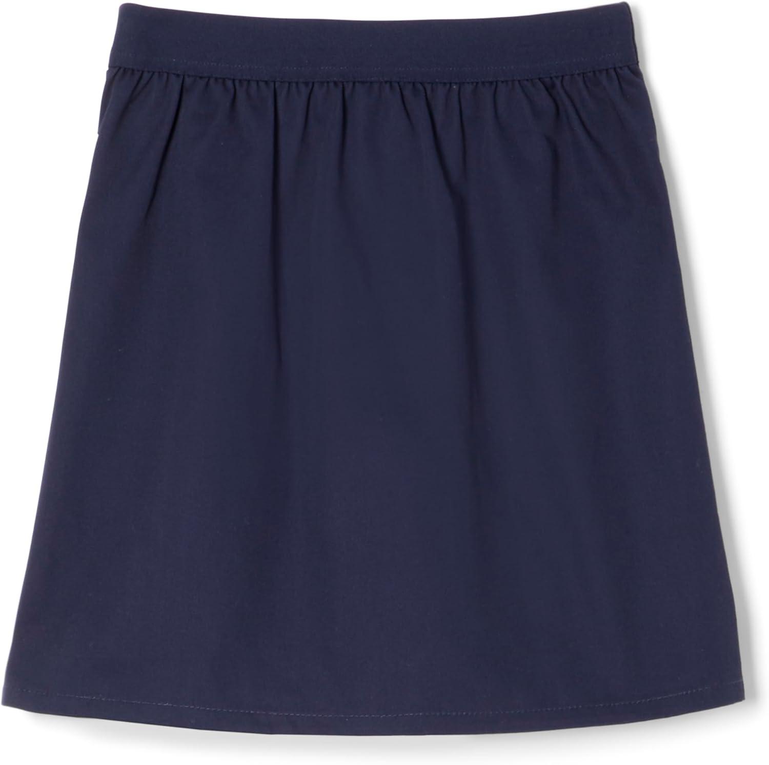 French Toast Girls Uniform Skirts, Pleated Knot Scooter(Navy Blue)