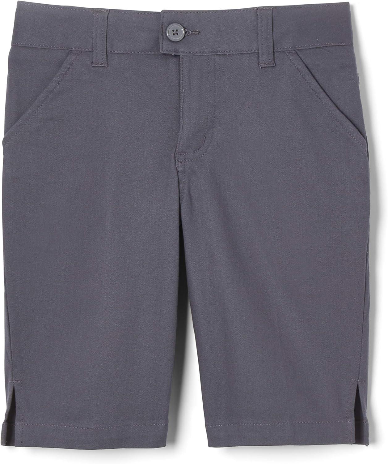 French Toast Girls’ Classic Discontinued Bermuda Short(Heather Gray)