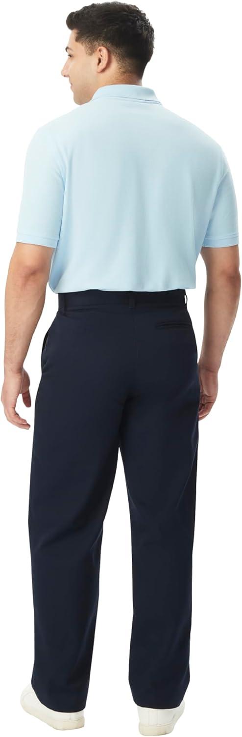 French Toast Young Men’s Relaxed Fit Twill Pant(Navy)