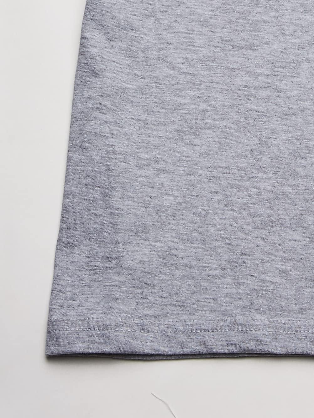 French Toast Boys Long Sleeve Crewneck Tee T-Shirt T Shirt(Heather Gray)