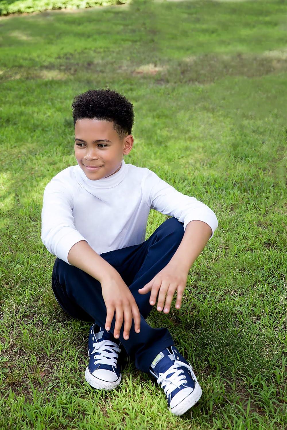French Toast Boys’ Turtleneck(White)