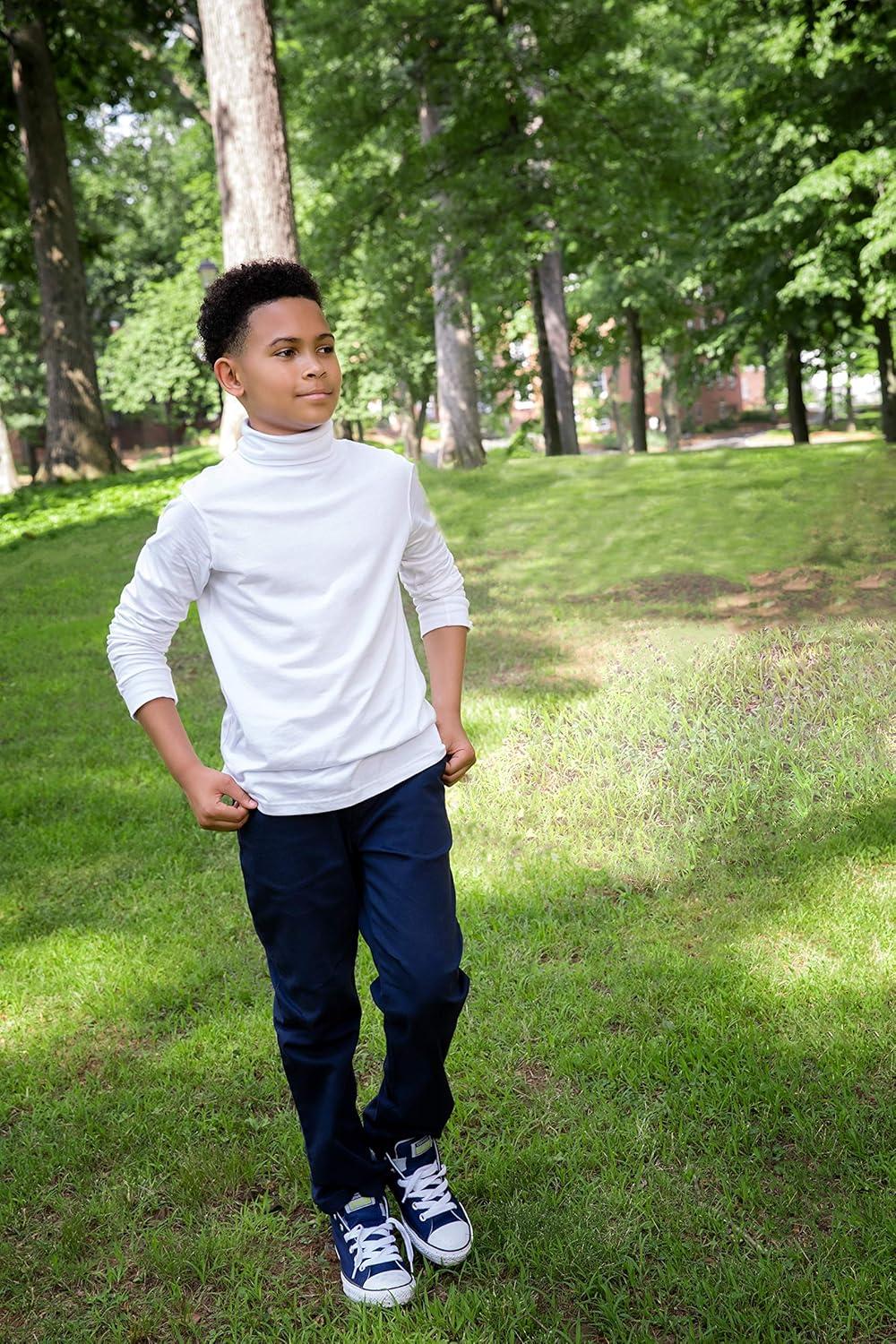 French Toast Boys’ Turtleneck(White)