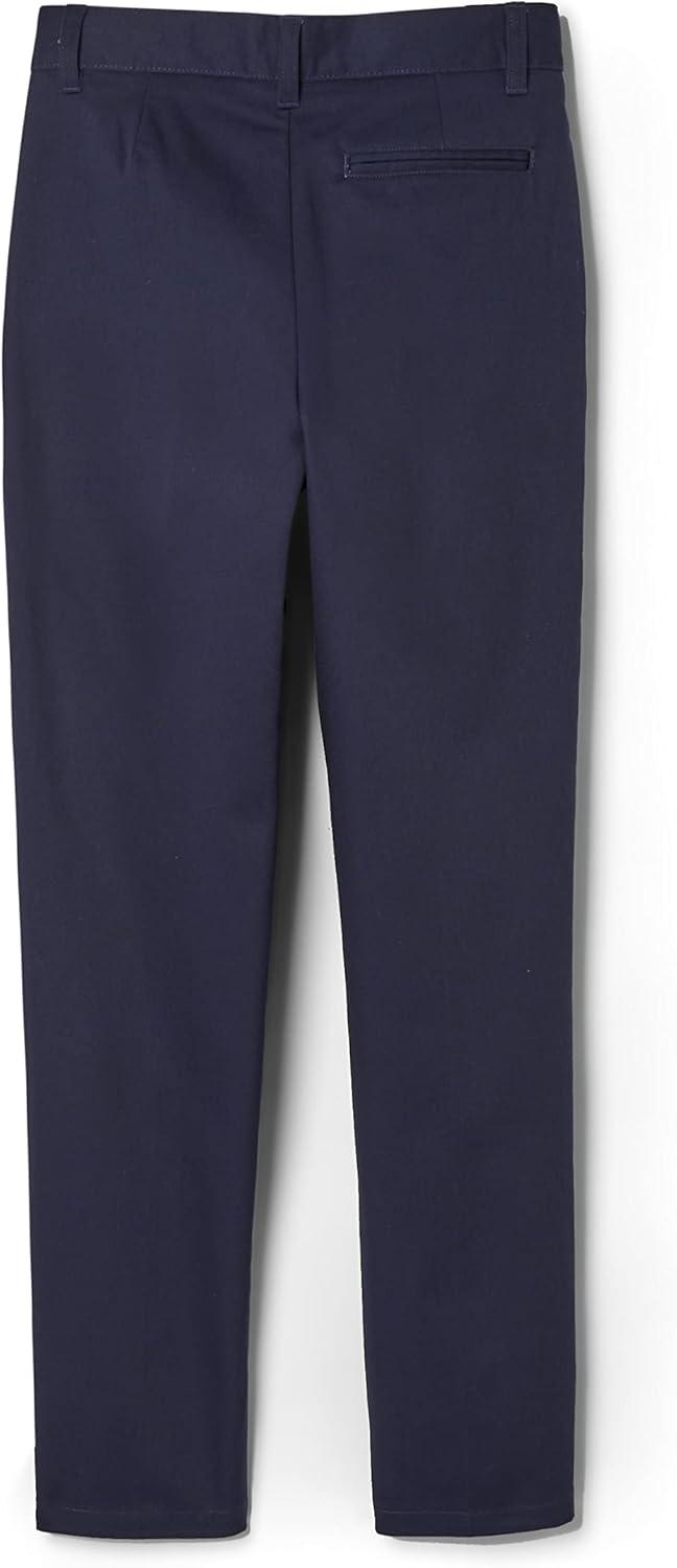 French Toast Young Men’s Relaxed Fit Twill Pant(Navy Blue)