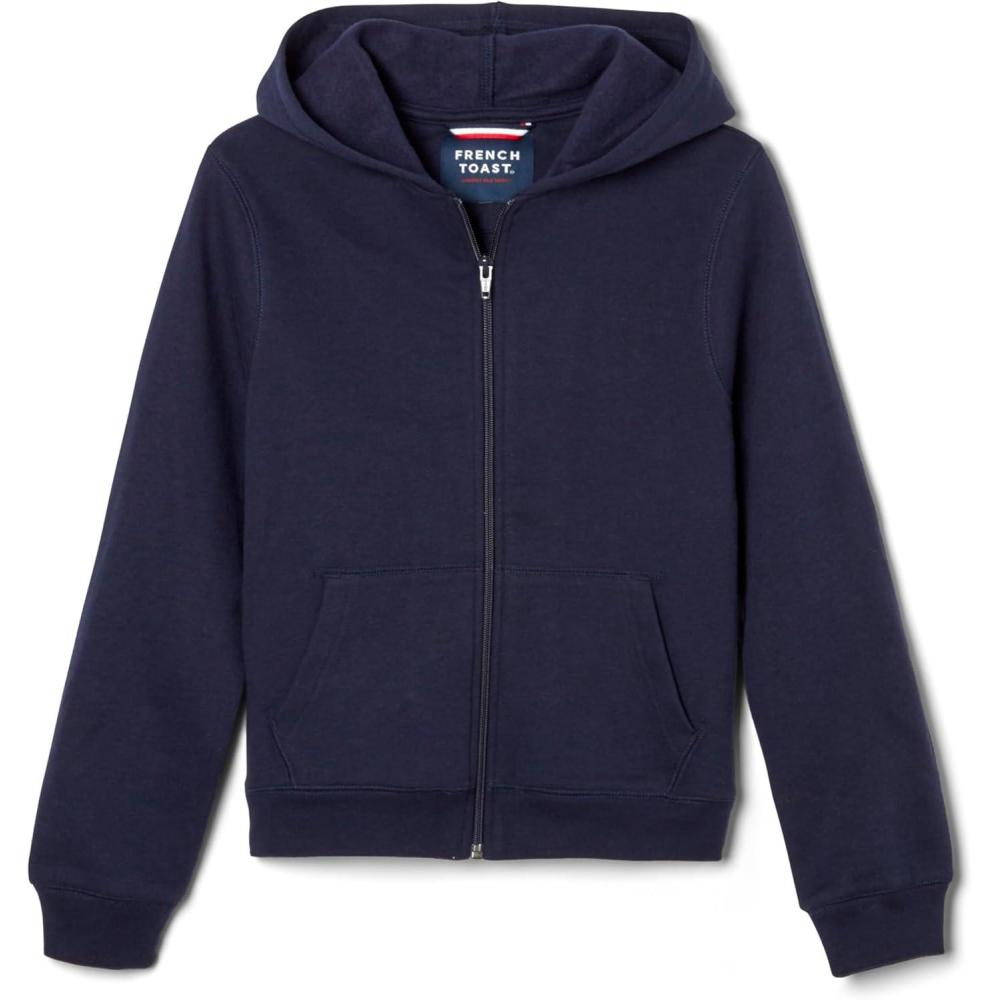 French Toast Boys’ Fleece Hoodie(Navy)