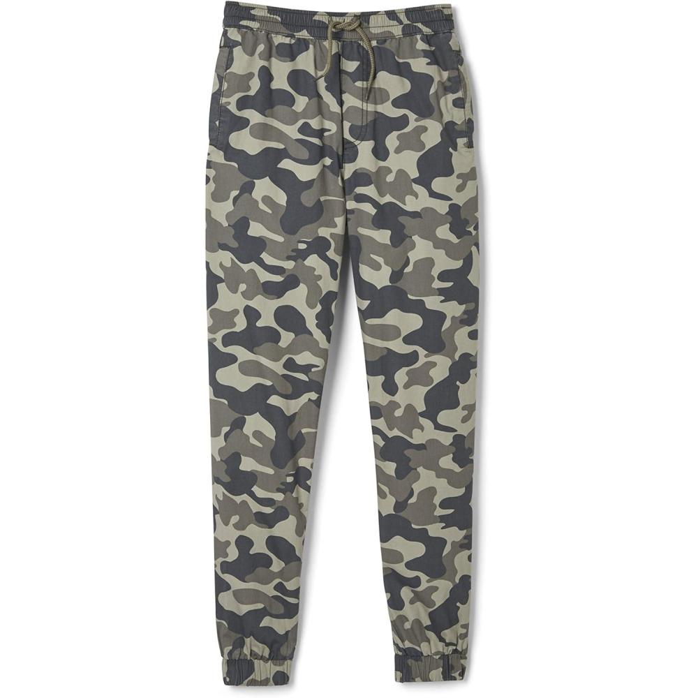 French Toast Boys’ Fleece Jogger(Green Camo)