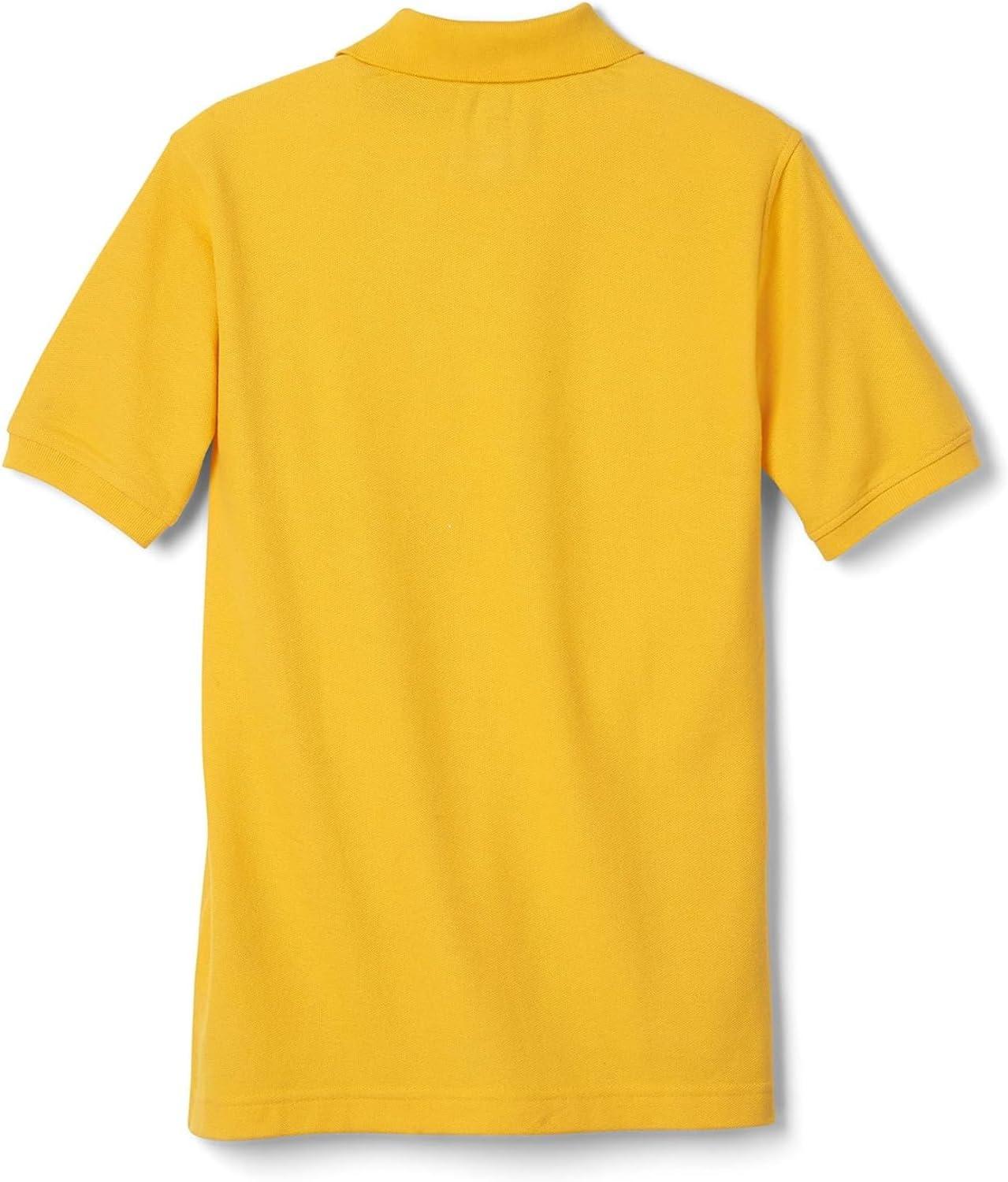 French Toast Boys’ 2-Pack Short Sleeve Pique Polo Shirt(Gold)