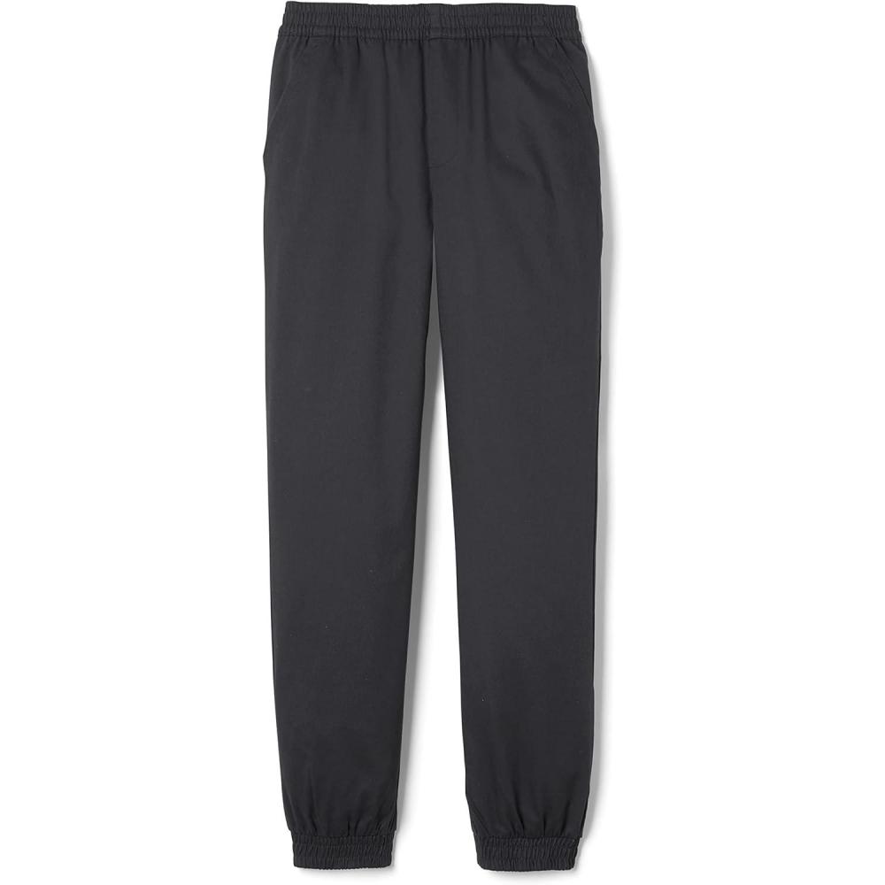 French Toast Boys’ Pull-on Jogger(Black)