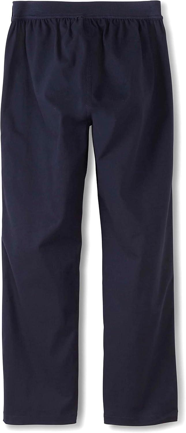 French Toast Boys Adaptive Seated Straight Leg Stretch Twill Pant with Thigh Pocket(Navy)