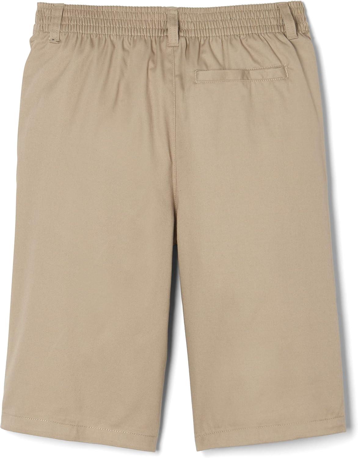 French Toast Boys’ Elastic Back Shorts(Khaki)