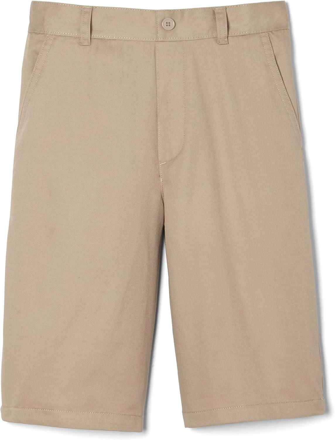 French Toast Boys’ Elastic Back Shorts(Khaki)