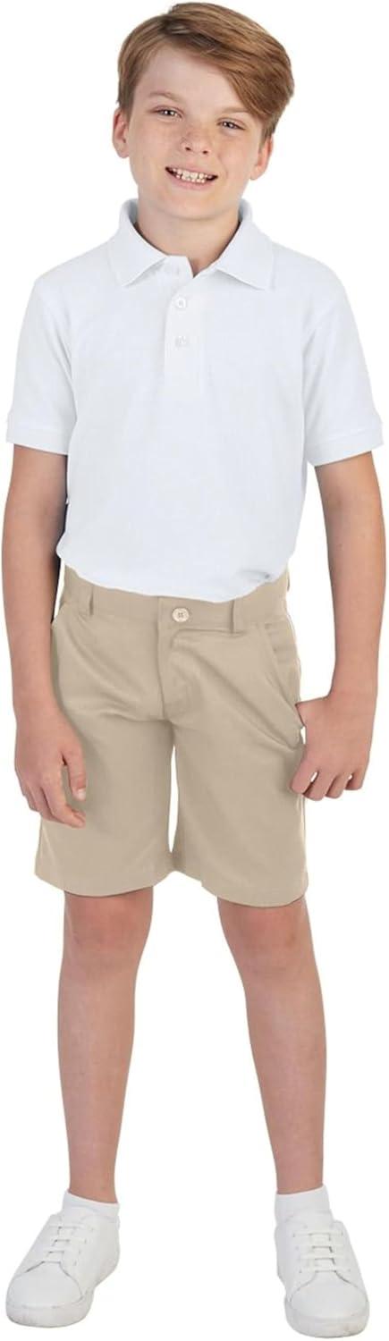 French Toast Kids’ Pique Polo (Standard & Husky)(Orange)
