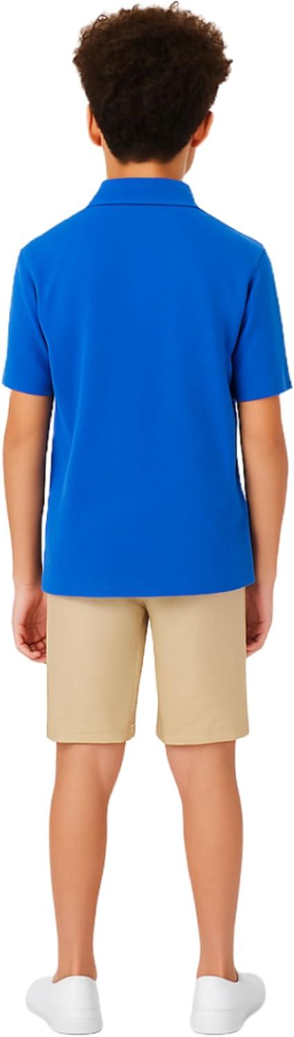 French Toast Kids’ Pique Polo (Standard & Husky)(Royal)