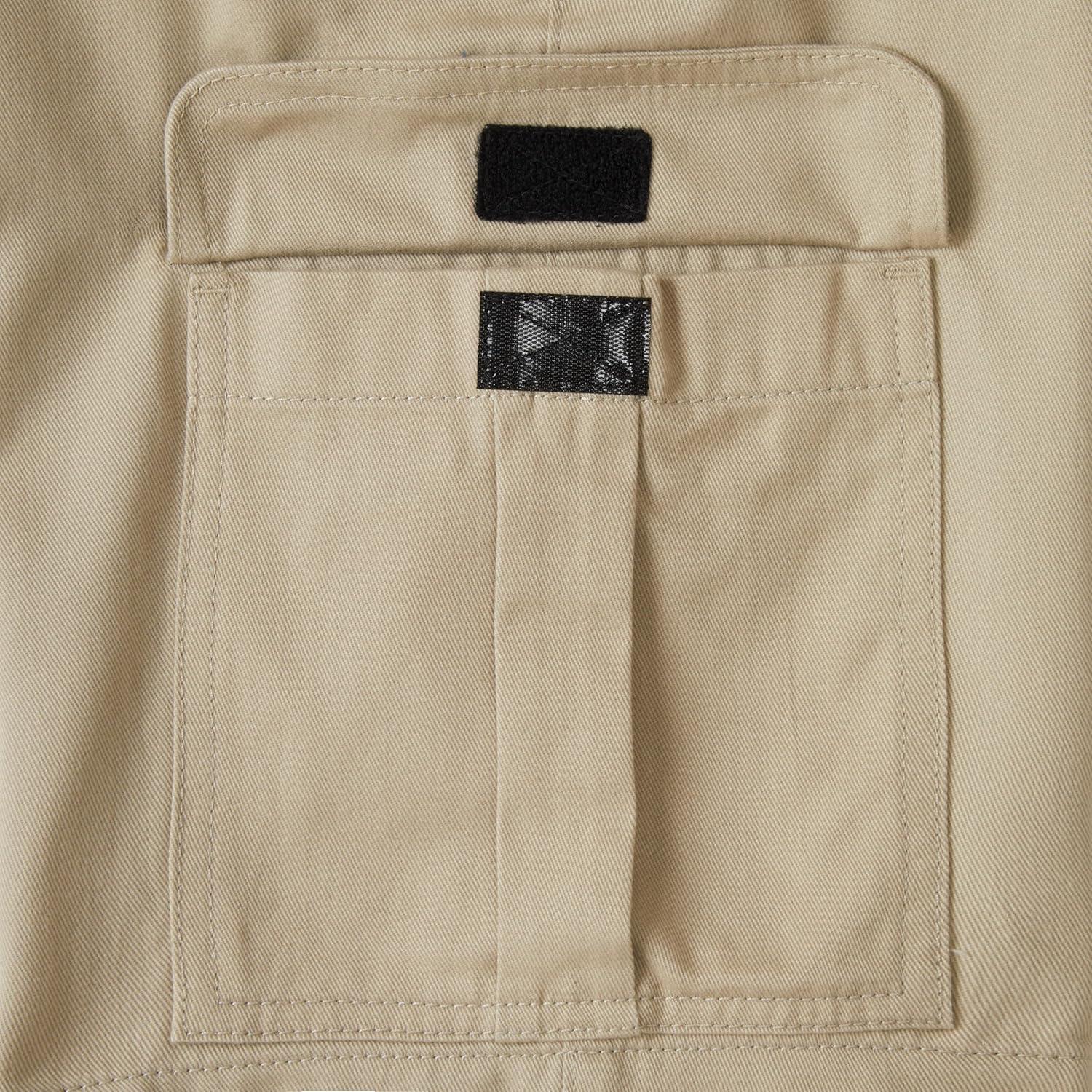 French Toast Boys’ Pull-On Twill Cargo Shorts(Khaki)