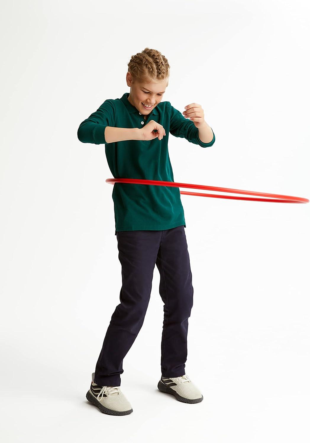 French Toast Boys’ Adjustable Waist Straight Fit Stretch Twill Chino Pant(School Uniform Navy)