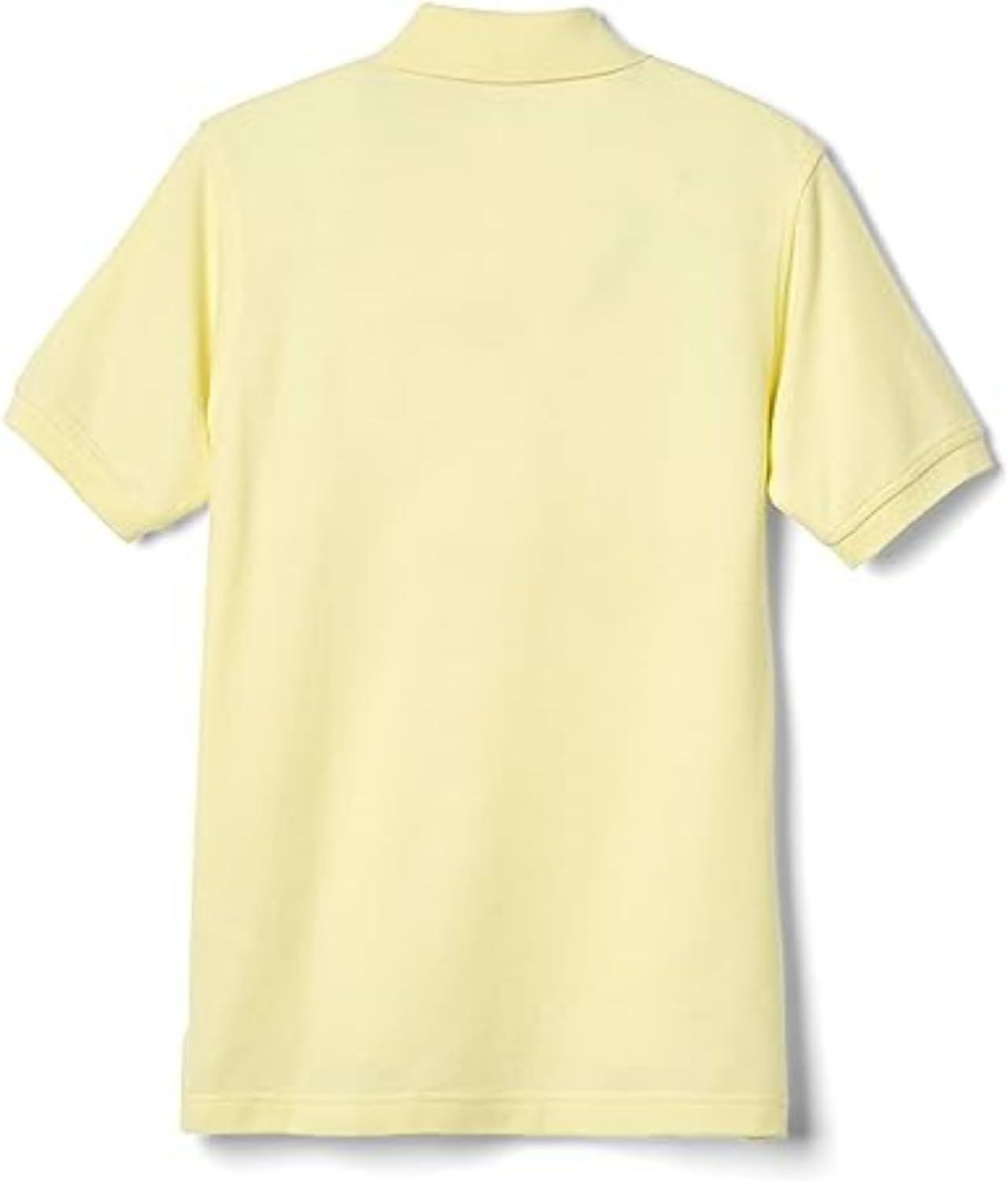 French Toast Boys’ 2-Pack Short Sleeve Pique Polo Shirt(Yellow)