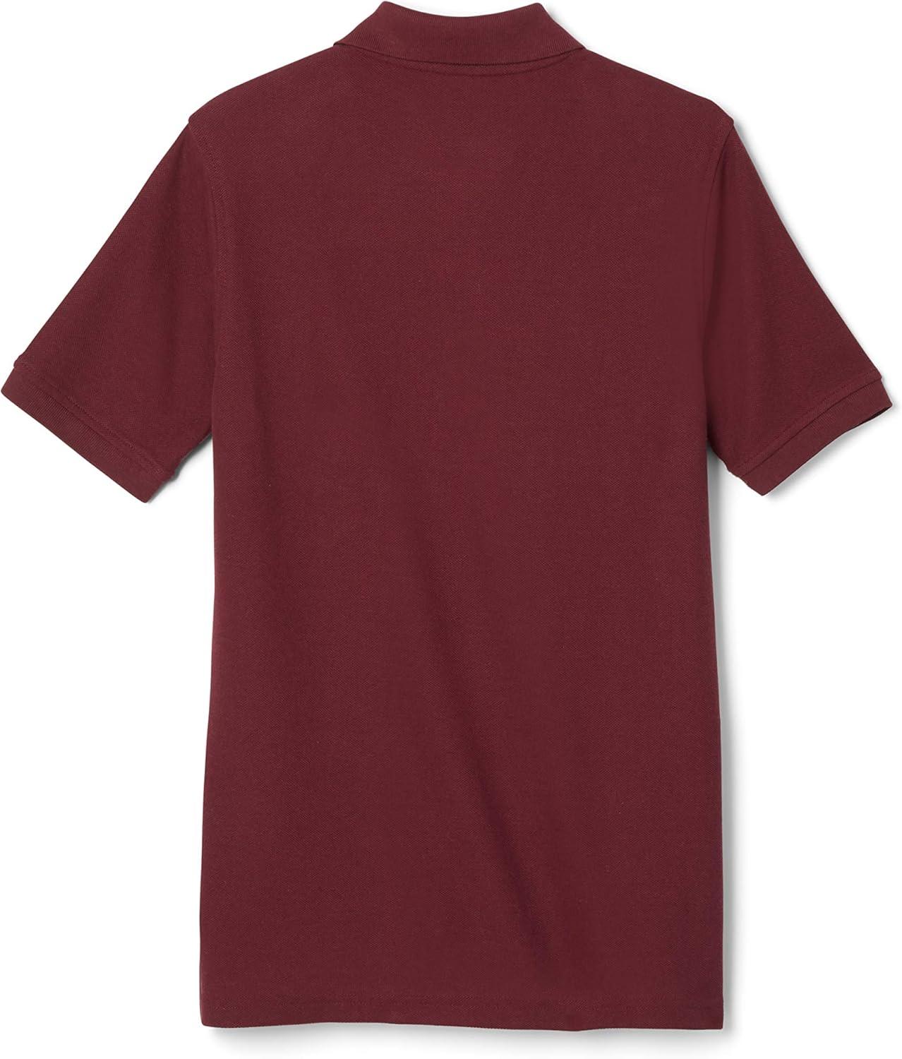 French Toast Kids’ Pique Polo (Standard & Husky)(Burgundy)