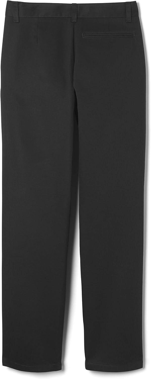 French Toast Boys’ Work Wear Finish Double Knee Pant(Black)