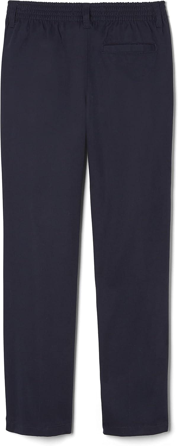 French Toast Boys Pull-On Relaxed Fit School Uniform Pant (Standard & Husky)(Navy)