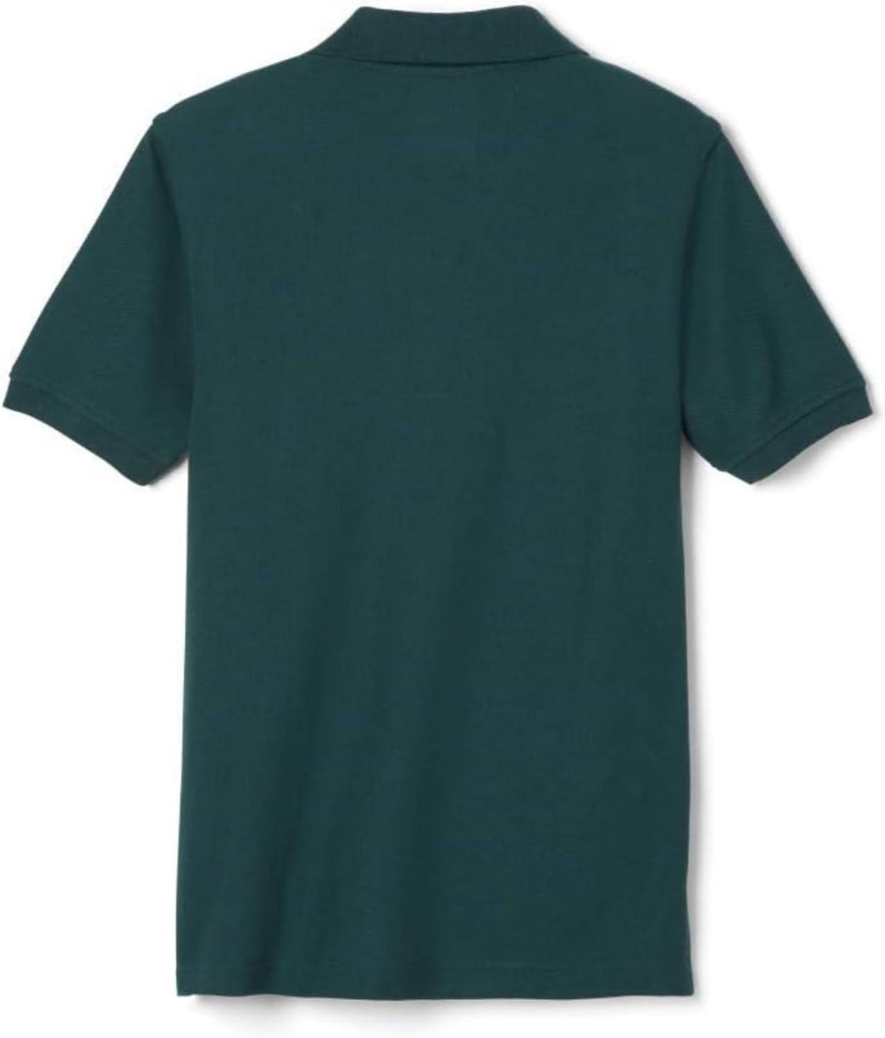 French Toast Boys’ 2-Pack Short Sleeve Pique Polo Shirt(Hunter Green)