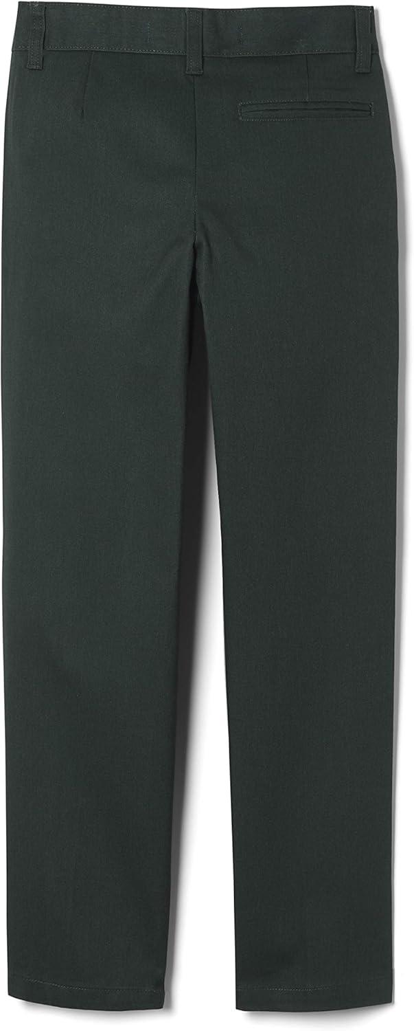 French Toast Boys’ Work Wear Finish Double Knee Pant(Hunter Green)