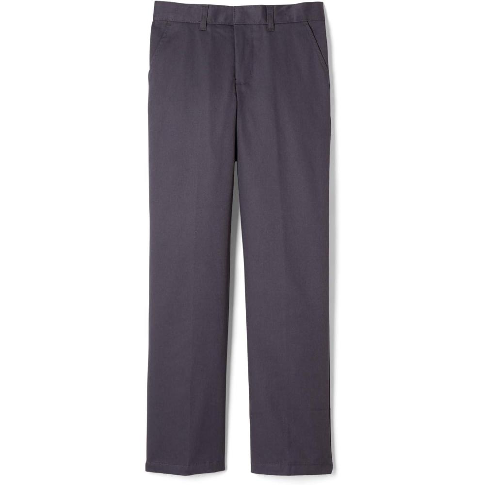 French Toast Boys’ Adjustable Waist Relaxed Fit Pant(Heather Gray)