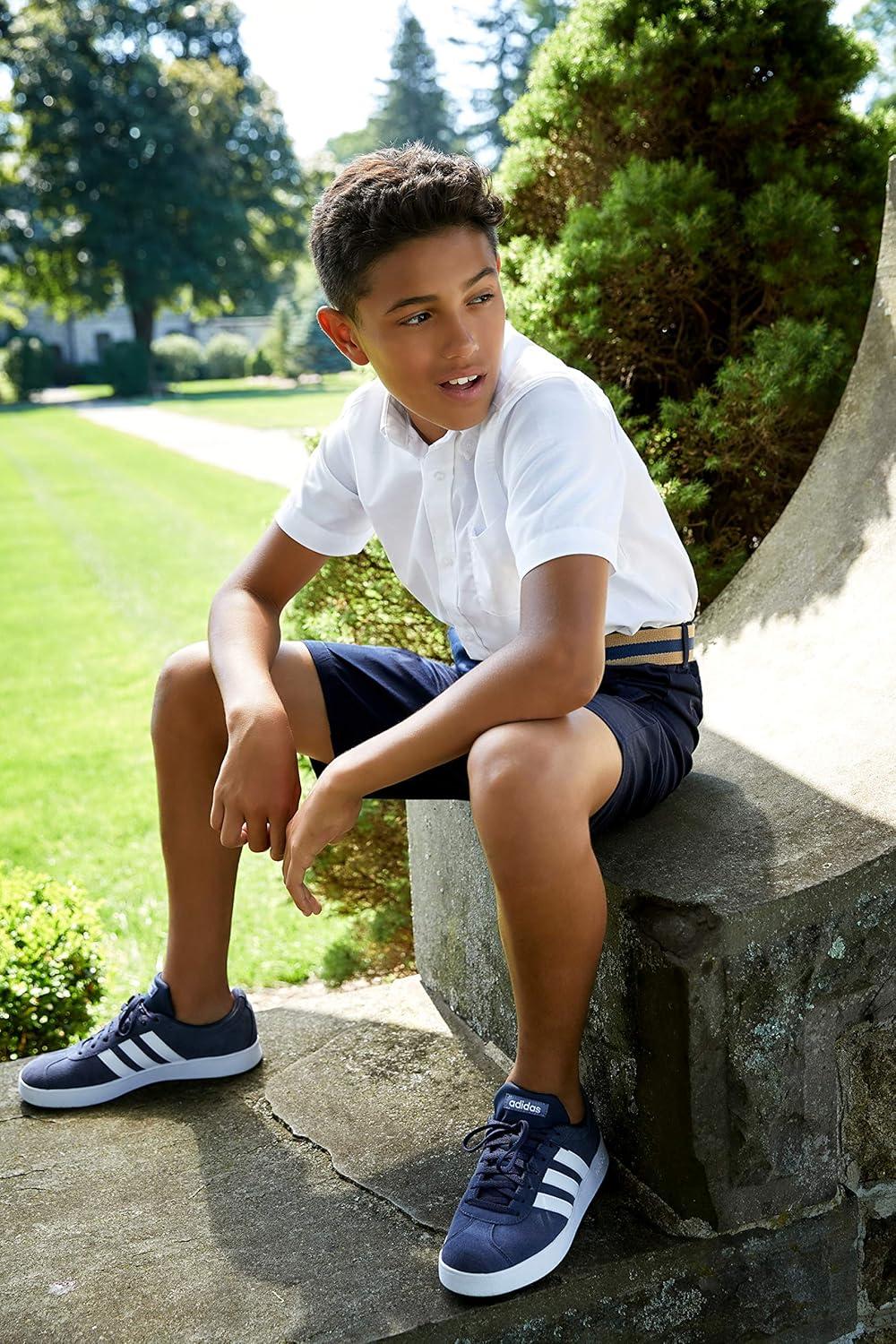 French Toast Boys’ Elastic Back Shorts(Navy)