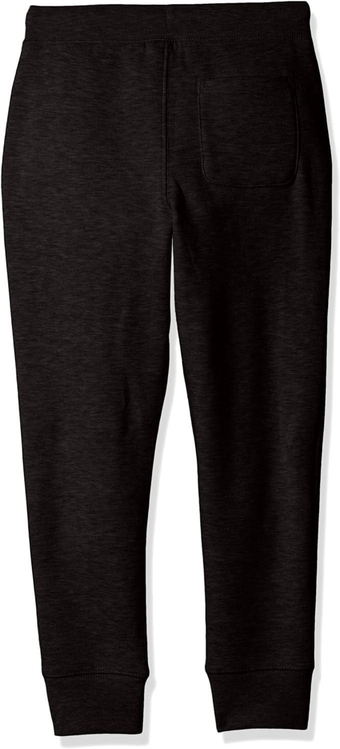 French Toast Boys’ Fleece Jogger(Black (D))