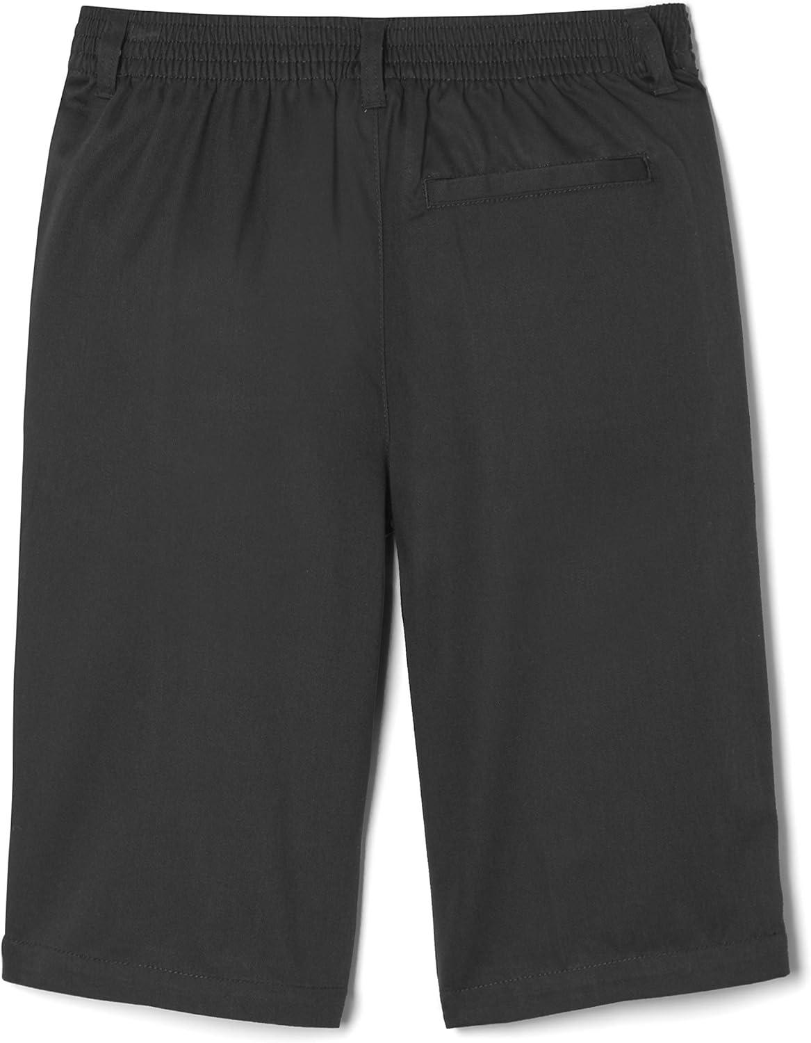 French Toast Boys’ Elastic Back Shorts(Black)