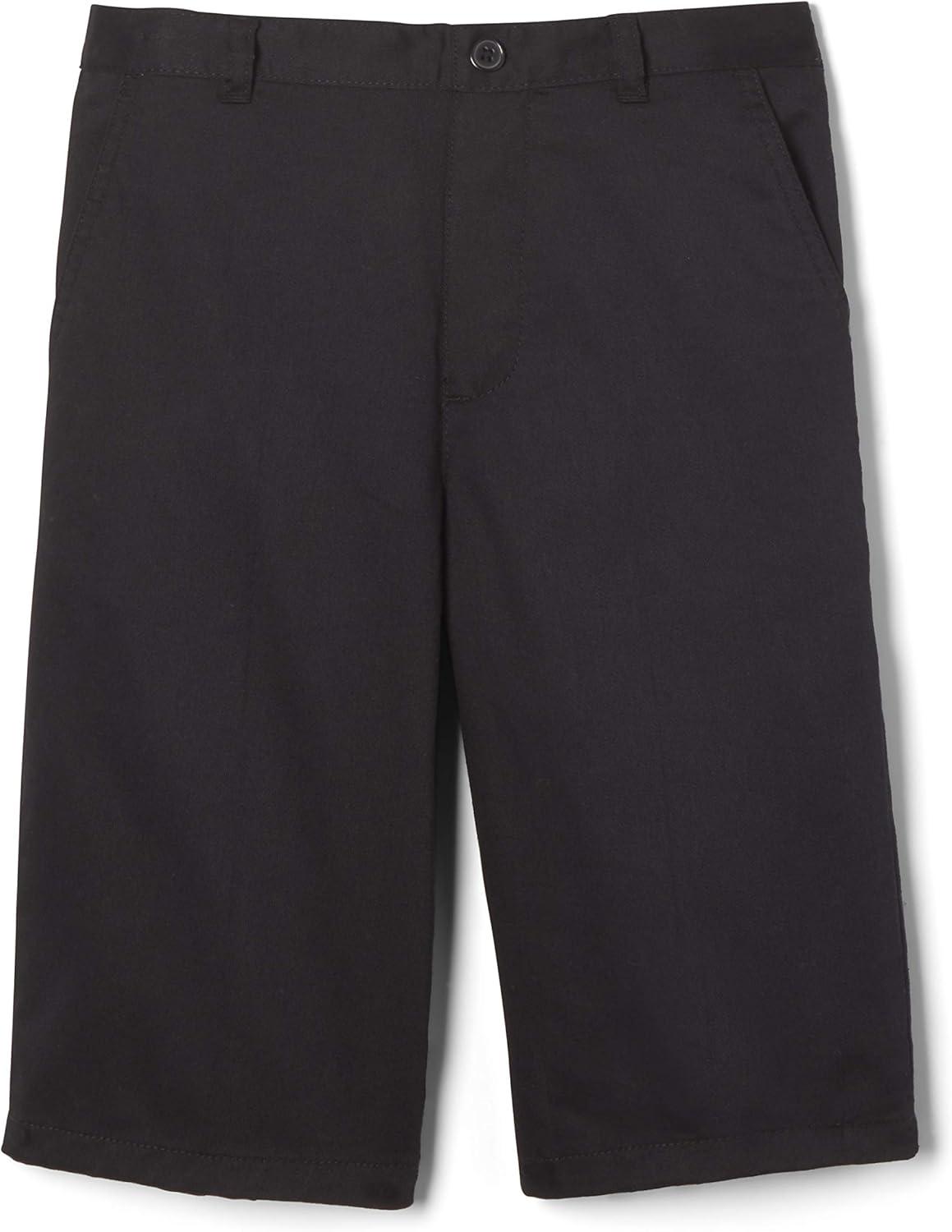 French Toast Boys’ Elastic Back Shorts(Black)