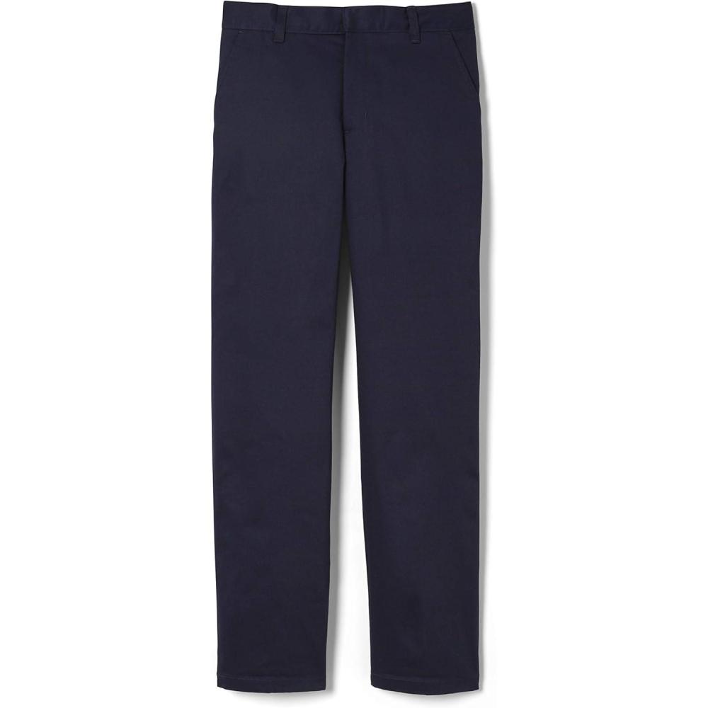 French Toast Boys’ Work Wear Finish Double Knee Pant(Navy)