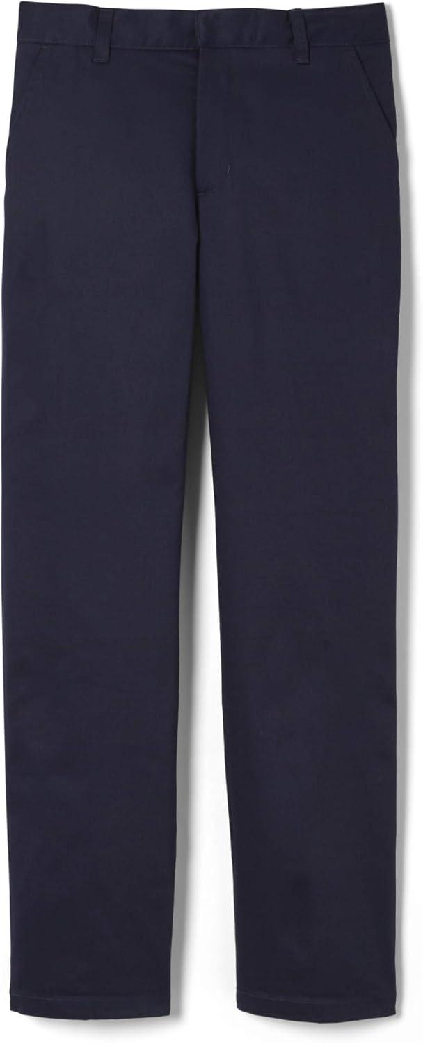 French Toast Boys’ Work Wear Finish Double Knee Pant(Navy)