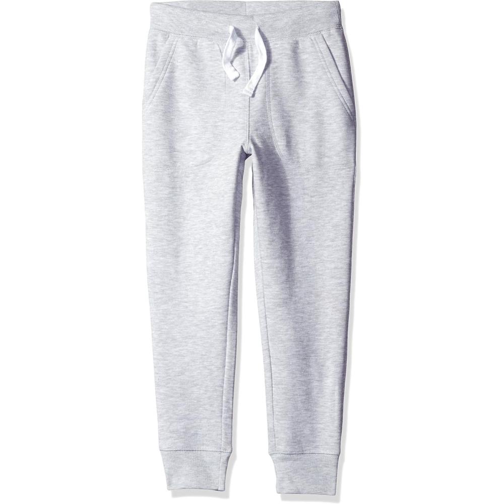 French Toast Boys’ Fleece Jogger(Heather Grey (D))