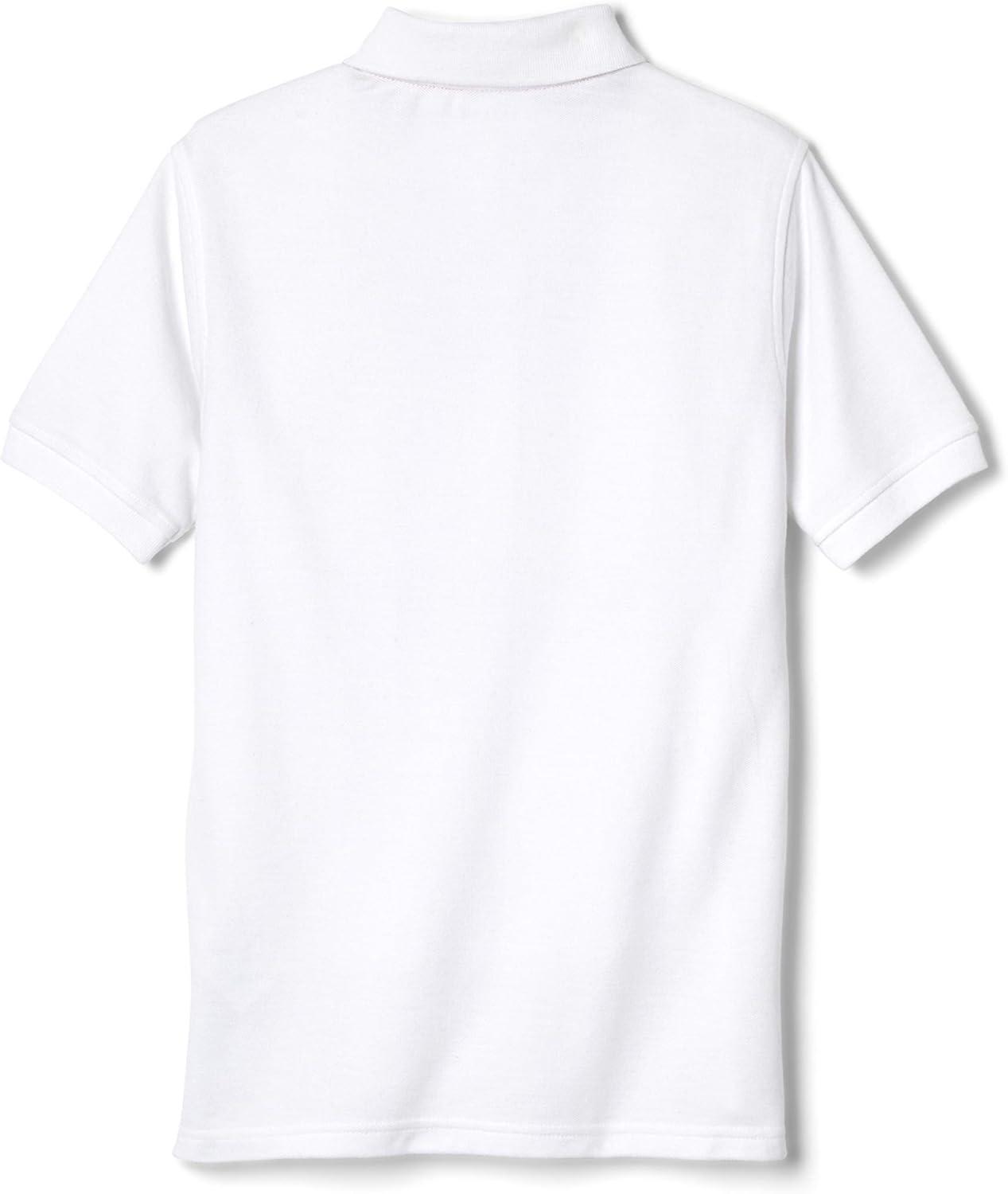French Toast Boys’ 2-Pack Short Sleeve Pique Polo Shirt(White)