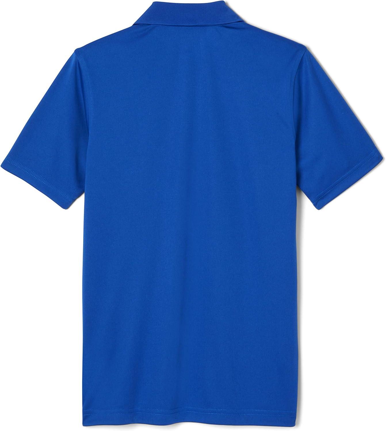 French Toast Kids’ Moisture Wicking Performance Sport Polo(Royal Blue)
