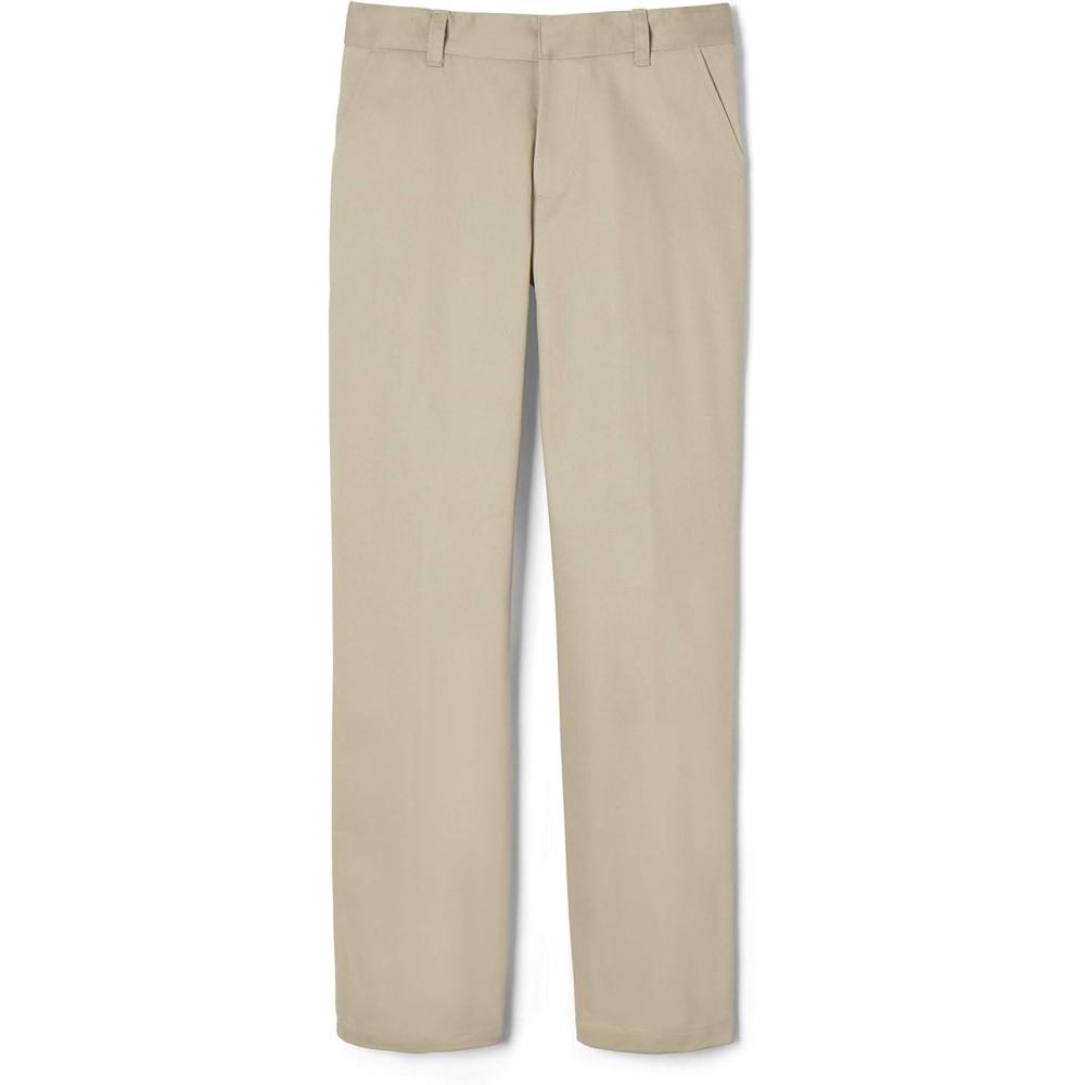 French Toast Boys’ Work Wear Finish Double Knee Pant(Khaki)