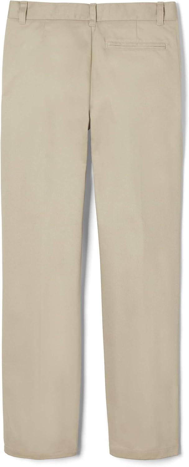 French Toast Boys’ Work Wear Finish Double Knee Pant(Khaki)
