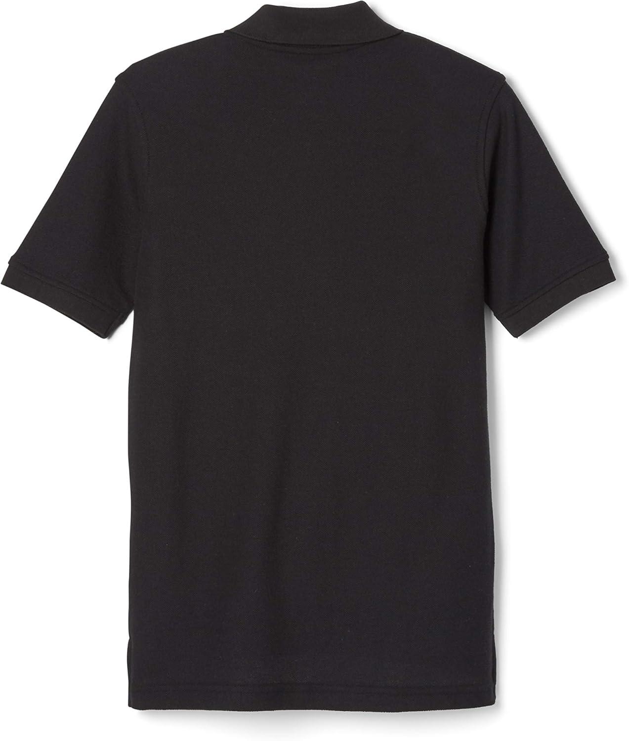 French Toast Kids’ Pique Polo (Standard & Husky)(Black)