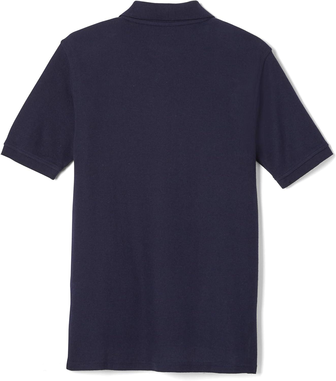 French Toast Boys’ 2-Pack Short Sleeve Pique Polo Shirt(Navy)
