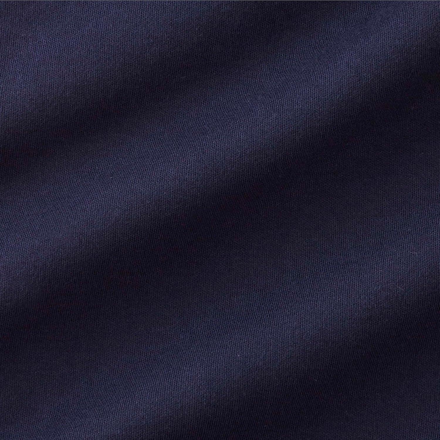 French Toast Adaptive Short Sleeve Polo Shirt | Hook and Loop Placket | Flat Seams(Navy (New))