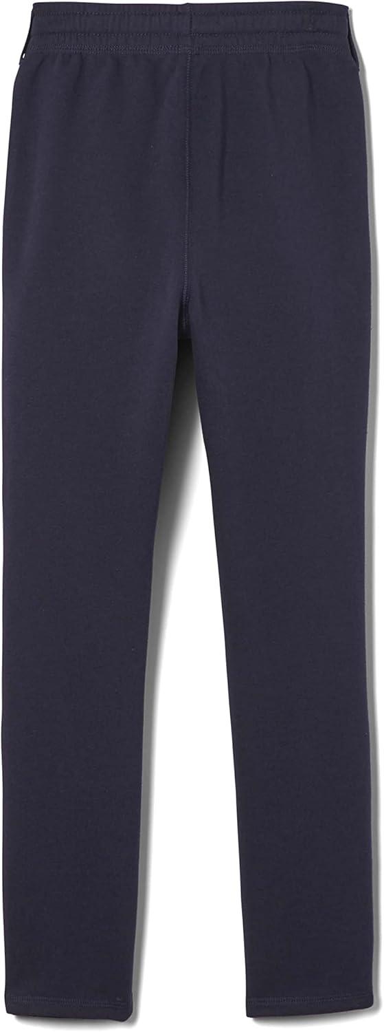 French Toast Boys Adaptive Fleece Sweatpants with Lift Loops and Pull-Apart Leg Openings(Navy)