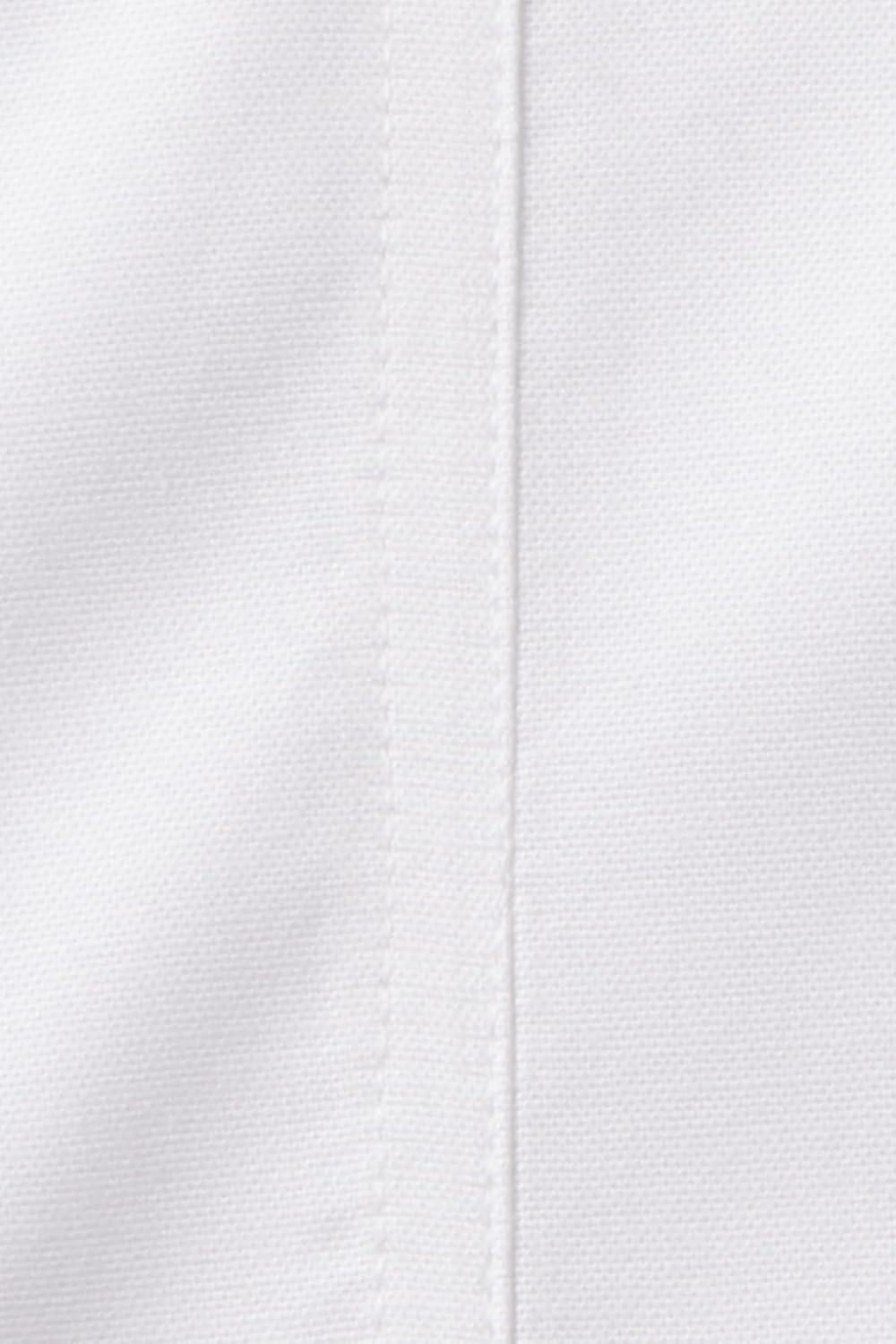 French Toast Boys Adaptive Long Sleeve Oxford Shirt with Hidden Hook and Loop Placket and Cuffs(White)